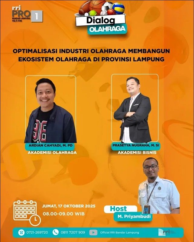 Dialog Olahraga: Optimalisasi Industri Olahraga di Provinsi Lampung