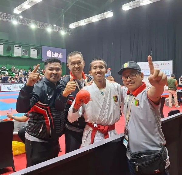 Fahrel Apriansyah Amartha Persembahkan Medali Emas untuk Lampung di PON Beladiri 2025
