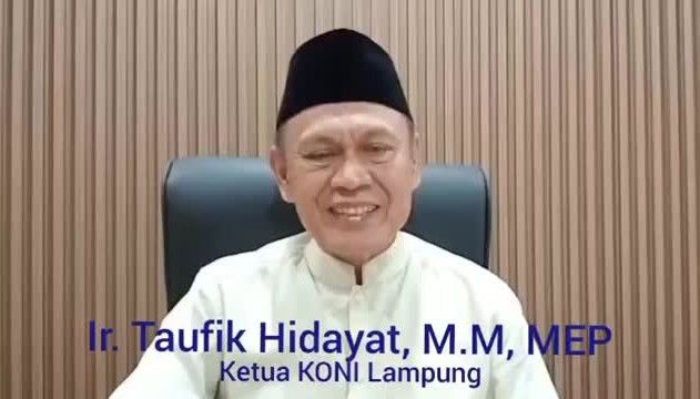 Ketua KONI Lampung Sampaikan Ucapan Selamat kepada Muhammad Husni Peraih Tiga Medali Emas