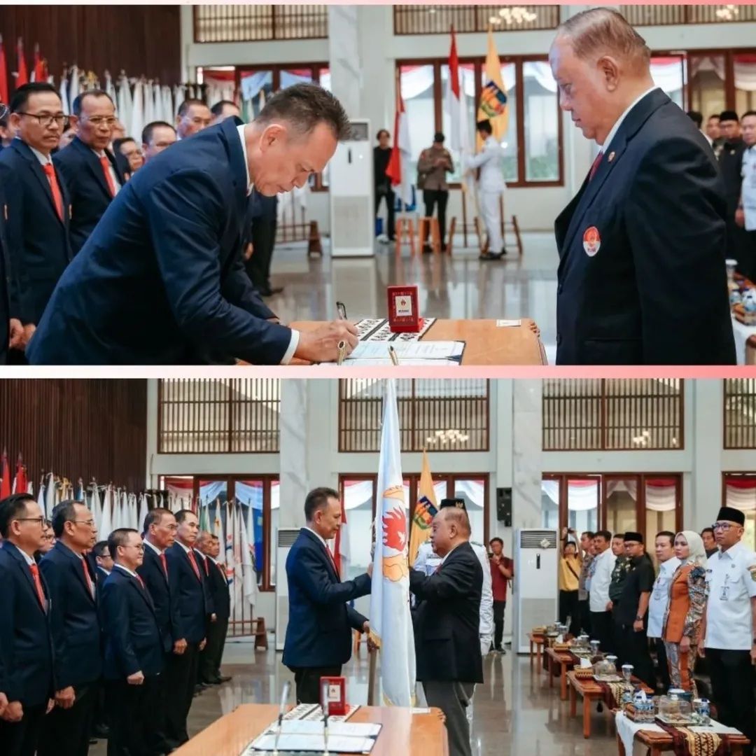 Ketua Umum KONI Pusat Lantik Pengurus KONI Provinsi Lampung 2025–2029