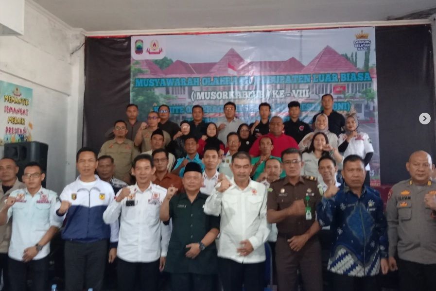 KONI Lampung Selatan Gelar Musorkablub 2025, Dorong Pembenahan dan Kebangkitan Olahraga