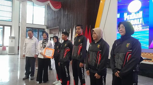 Pemprov Lampung Apresiasi Para Pahlawan Olahraga Peraih Prestasi di PON Beladiri 2025