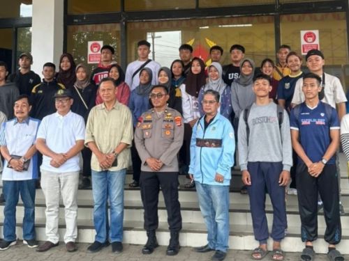 Ketua Umum KONI Lampung Lepas Tim Judo Junior ke Kejurnas di Ciloto