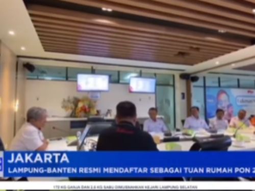 Lampung–Banten Resmi Mendaftar sebagai Tuan Rumah PON 2032, Siap Jika Diminta Gelar PON 2028