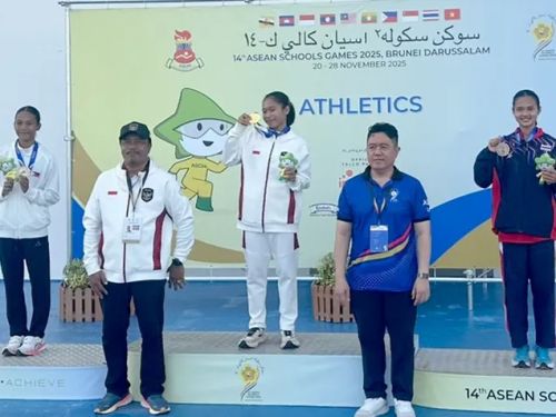 Novi Anggun Lestari Raih Emas di ASEAN Schools Games Brunei 2025
