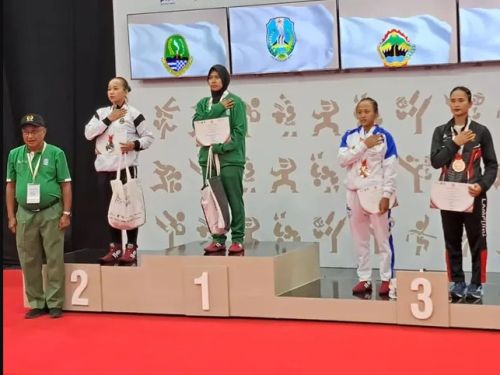 Pamela Samosir Raih Medali Perunggu untuk Lampung di PON Beladiri 2025