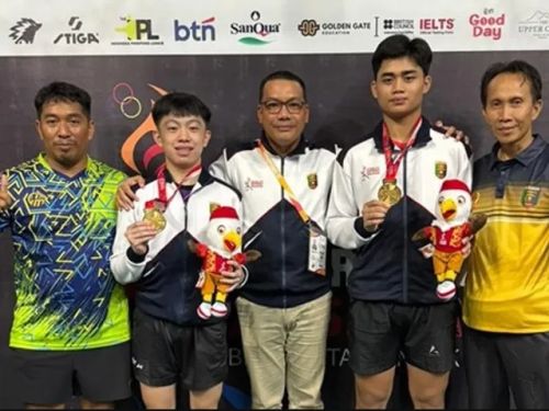 Atlet Tenis Meja Lampung meraih emas dan perunggu di POPNas XVII Jakarta