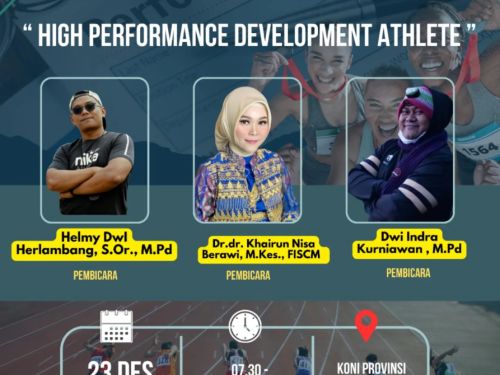 KONI Lampung Gelar Pelatihan High Performance Development Athlete