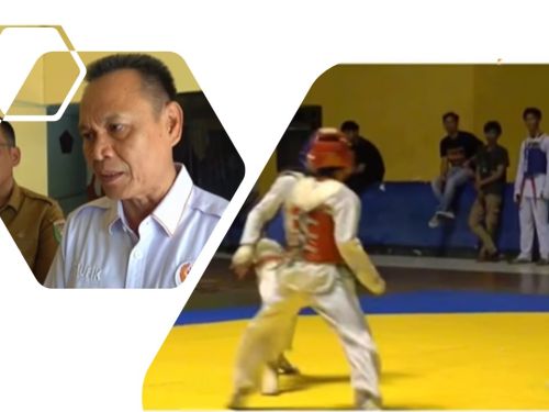 Ketua Umum KONI Lampung Buka Festival Taekwondo Lampung XIII di GOR Sumpah Pemuda