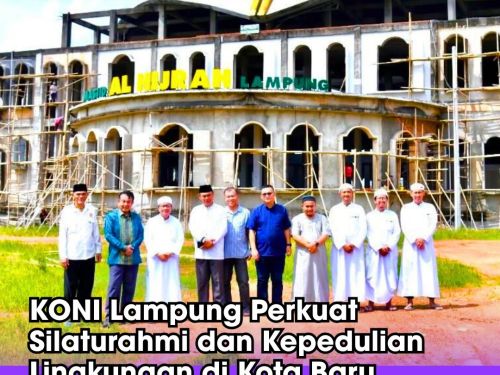 Kunjungan Ketua Umum KONI Lampung ke Taman Sehati Kota Baru Lampung Selatan