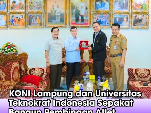 KONI Lampung Gandeng Universitas Teknokrat Perkuat Pembinaan Atlet Berbasis Sport Science