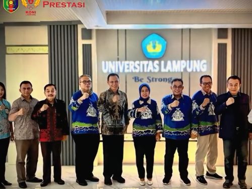 Audiensi KONI Lampung dan Universitas Lampung Bahas Kesiapan Sarana PON 2032