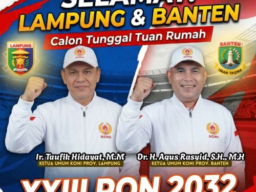 Lampung dan Banten Siap Jadi Tuan Rumah PON XXIII 2032