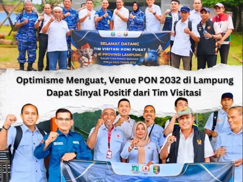 Venue di Metro dan Tulang Bawang Dinilai Siap oleh Tim Visitasi PON 2032