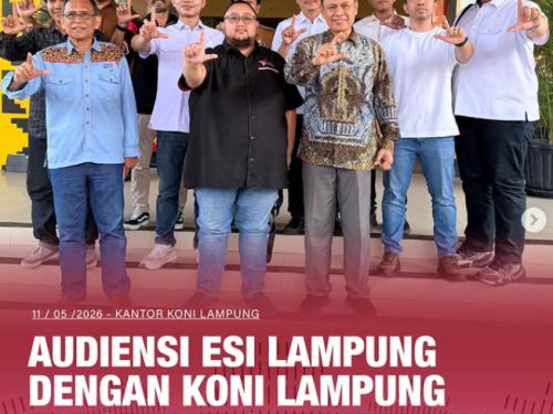ESI Lampung Matangkan Persiapan Menuju PON NTB Bersama KONI Lampung