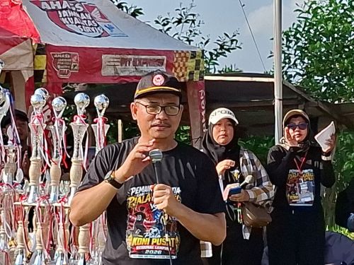 Wakil Ketua Umum II KONI Lampung membuka Sepak Bola Piala KONI Pusat 2026 Regional Lampung di Jatiagung.