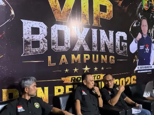 KONI dan PERTINA Lampung Gelar VIP Boxing Road to PON Beladiri 2026