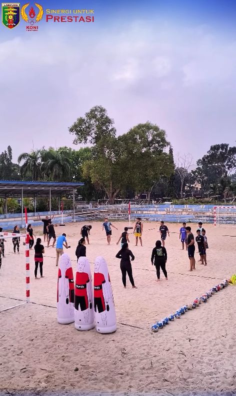 Handball Lampung Matangkan Persiapan Menuju PON Pantai 2026, Bidik Medali