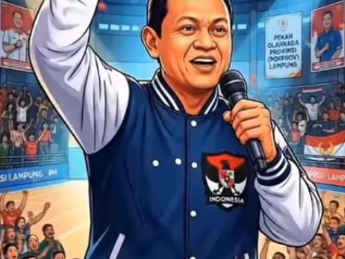 Si Gala maskot resmi Porprov X Lampung 2026 terinspirasi Gajah Lampung dengan elemen budaya dan semangat olahraga