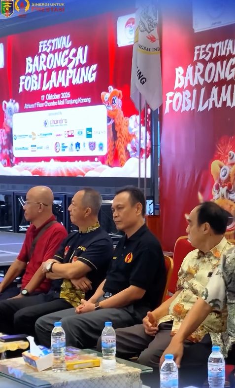 Festival Barongsai FOBI Lampung Bangkitkan Prestasi Menuju PON 2028
