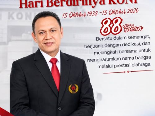 KONI Genap Berusia 88 Tahun, Ketua Umum KONI Lampung Sampaikan Harapan untuk Prestasi Olahraga Indonesia
