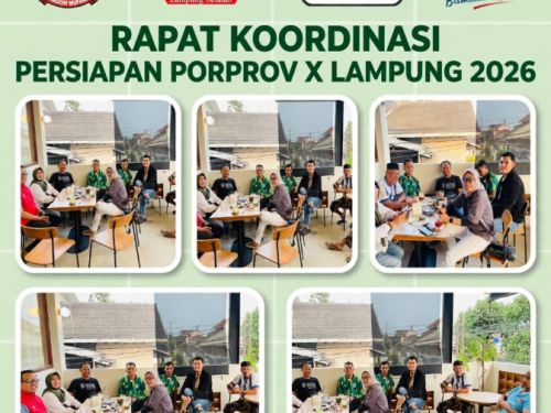 PKSI Lampung Gelar Rapat Koordinasi Bersama Empat Daerah, Matangkan Persiapan Porprov X 2026