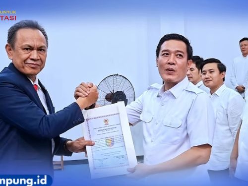 Taufik Hidayat Lantik Dedi Irawan sebagai Ketua KONI Pesisir Barat 2026–2030