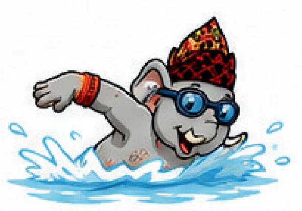 Maskot Akuatik