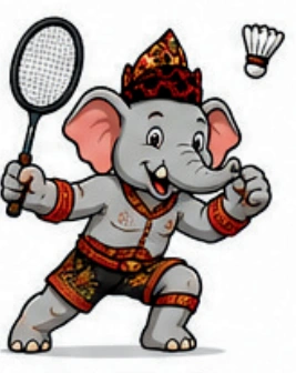 Maskot Bulu Tangkis