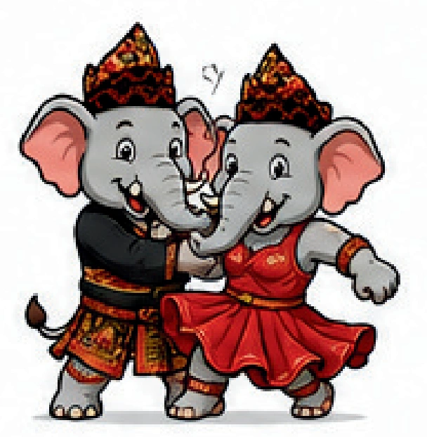 Maskot Dance Sport