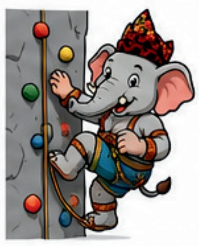Maskot Panjat Tebing