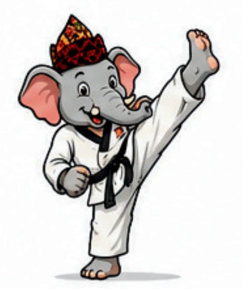 Maskot Taekwondo